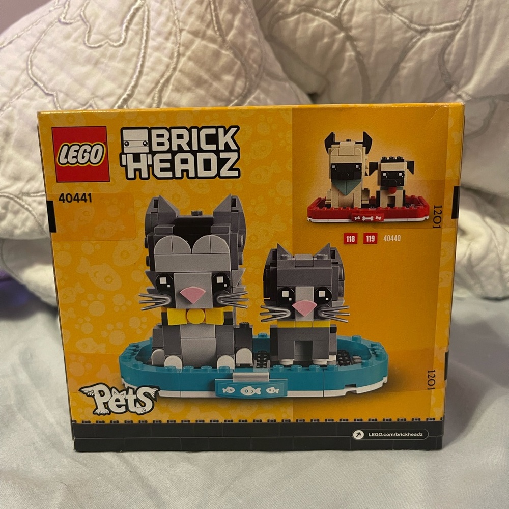 LEGO Brick Headz Shorthair Cat 40441 Pets Kitten Cats Brickheadz 250 Pieces